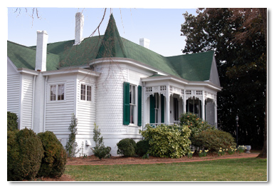 Turret and porch turret and porch photo